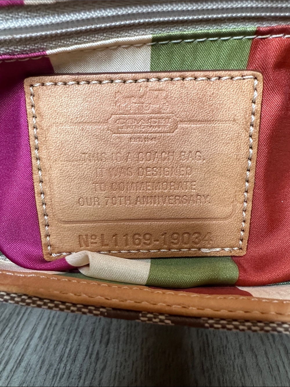 Coach 70th Anniversary Limited Edition Willis Legacy Top Handle Crossbody Bag - Picture 8 of 16